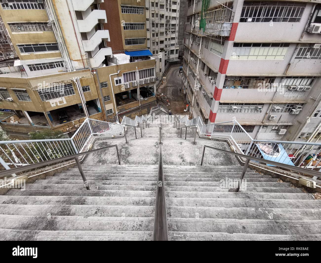 Hong Kong industrial building in Kwai Chung District Stock Photo Alamy