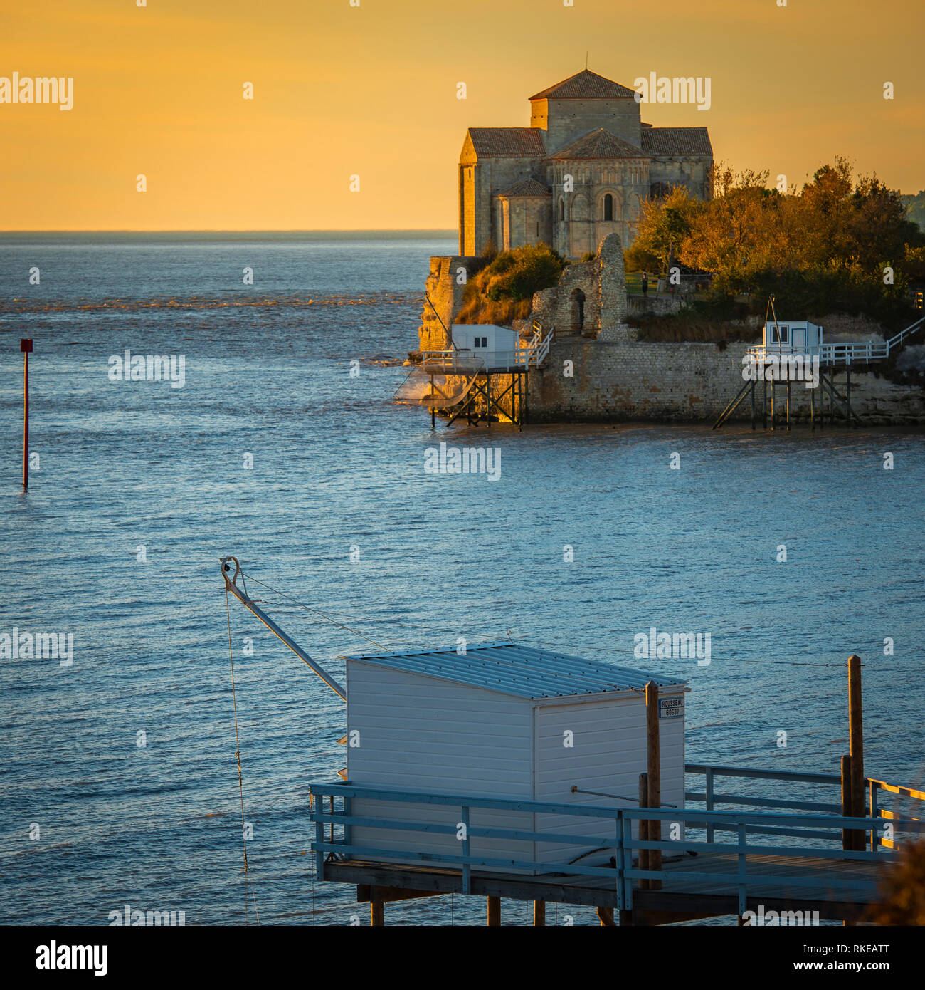 SainteRadegonde medieval Church, Talmont sur Gironde, Charente
