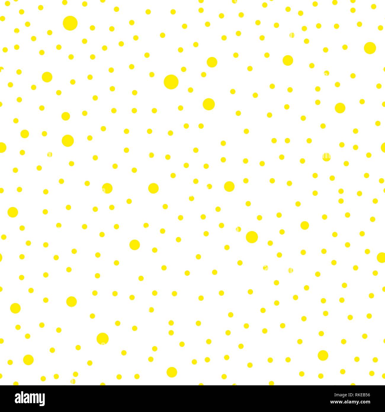 Yellow dot on white background. eps 10 Stock Vector Image & Art Alamy