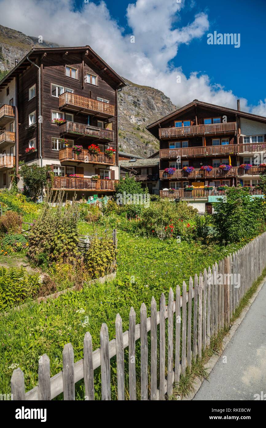 Zermatt. Swiss Alps. Valais. Switzerland. Europe. Stock Photo