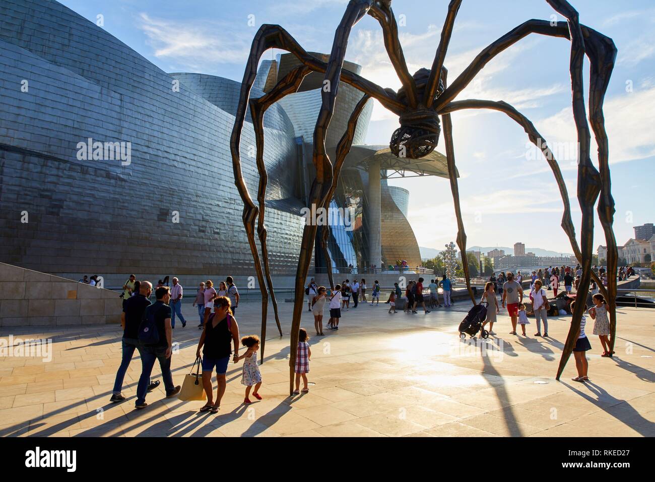 Maman sculpture, by Louise Bourgeois, Guggenheim Museum, Bilbao