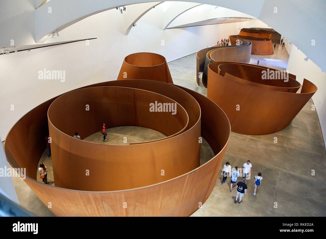 Richard Serra, The Matter of Time, Guggenheim Museum, Bilbao, Bizkaia,  Basque Country, Spain, Europe Stock Photo - Alamy