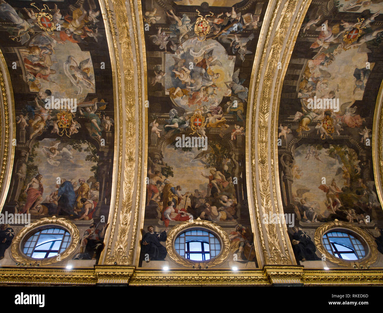 St John's Co-Cathedral in Valetta Malta, from 1577 a fine example of ...