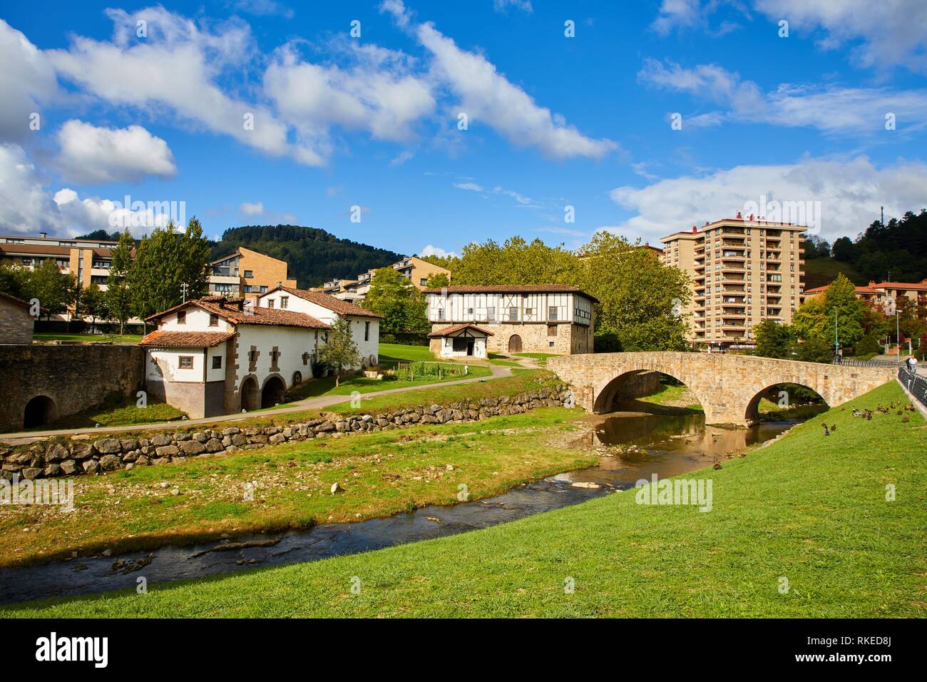 Monumental Ensemble of Igartza, Beasain, Gipuzkoa, Basque Country, Spain, Europe Stock Photo
