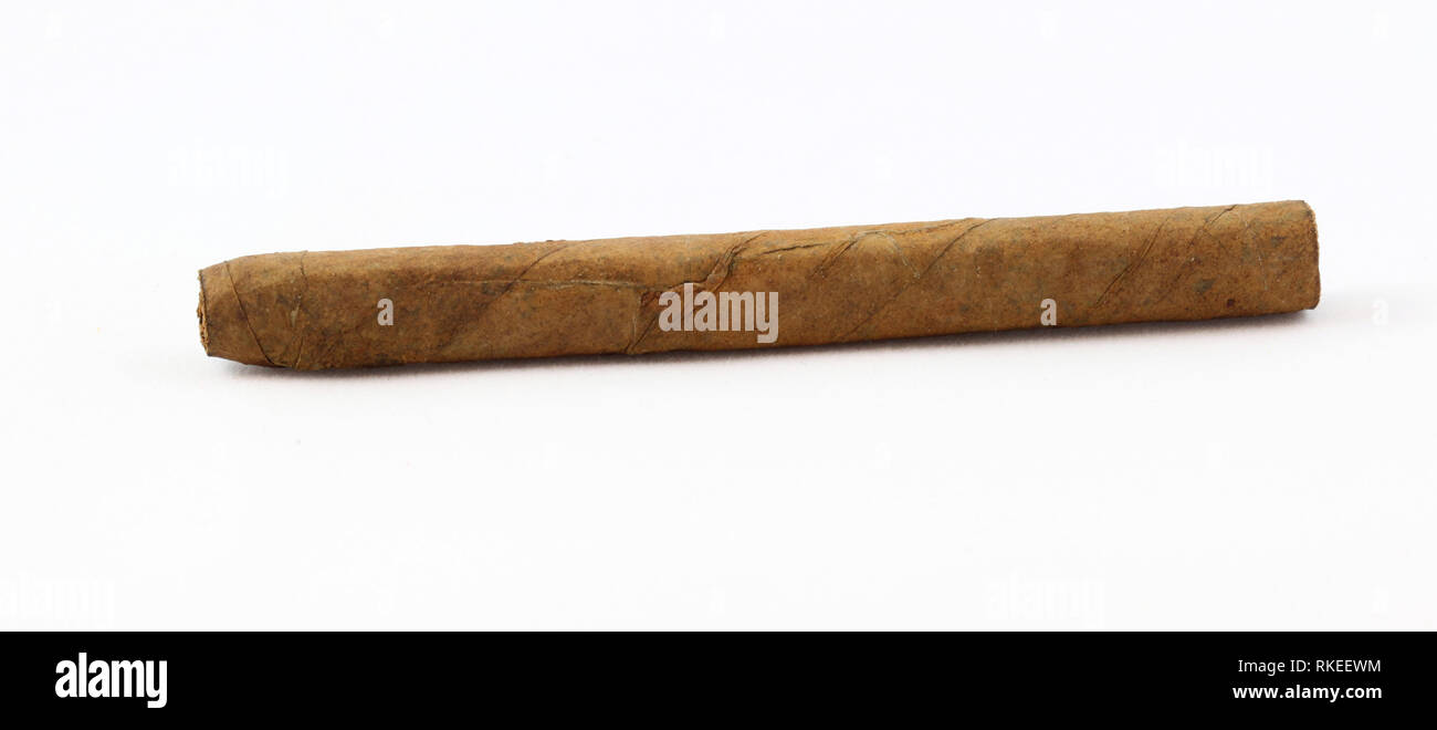 Cigar isolated on white Stock Photo