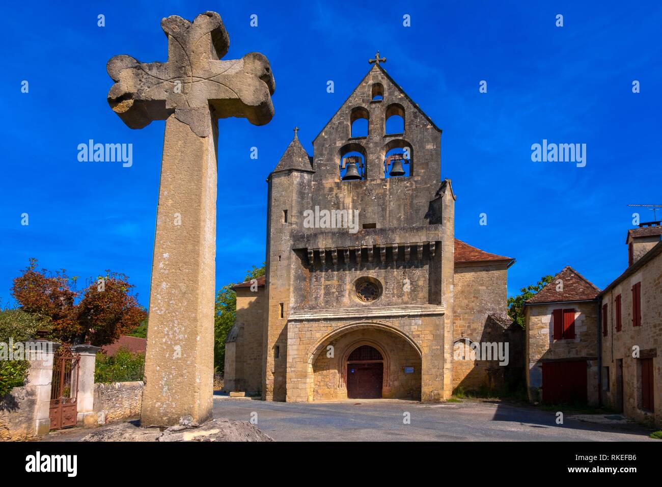 France, Occitanie, Lot, 14th17th Century. Saint Sixte church at