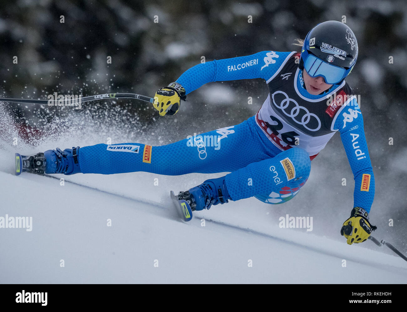 Are, Sweden. 10th Feb, 2019. Alpine skiing, world championship