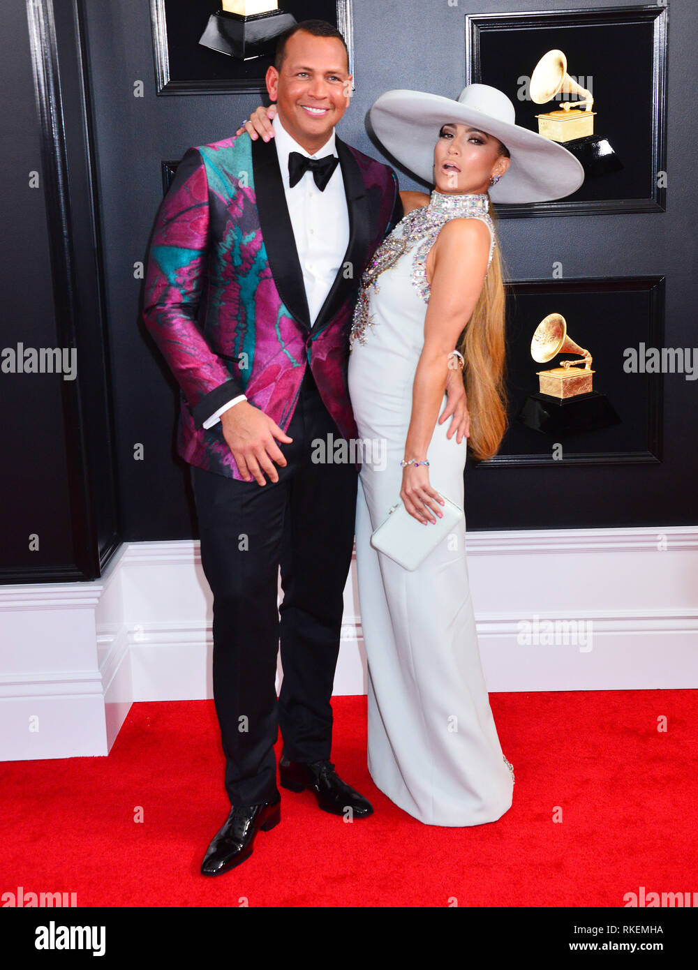 Los Angeles, USA. 10th Feb, 2019. Jennifer Lopez, Alex Rodriguez 409 at