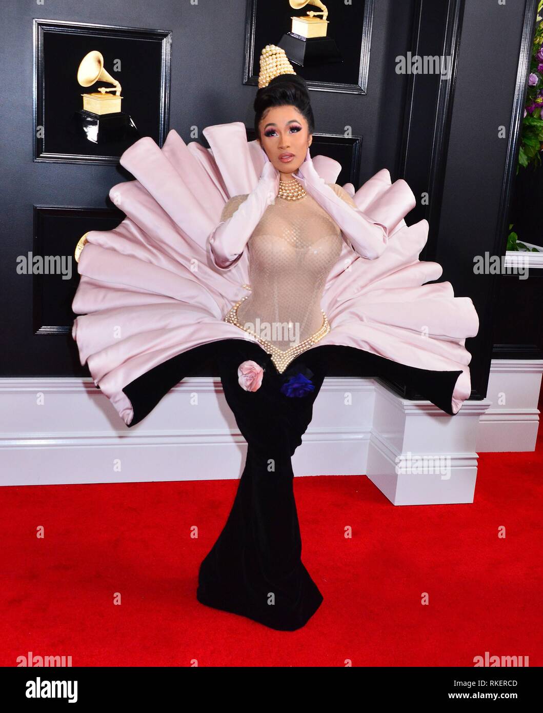 Cardi b grammy awards hi res stock photography and images Alamy