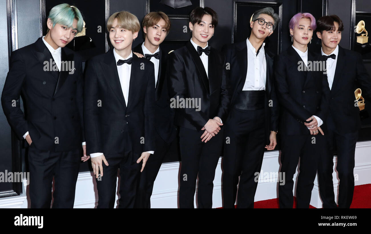 See BTS' Jin, Jimin, Suga, V, Jungkook, RM, and J-Hope's Grammys 2022 Looks