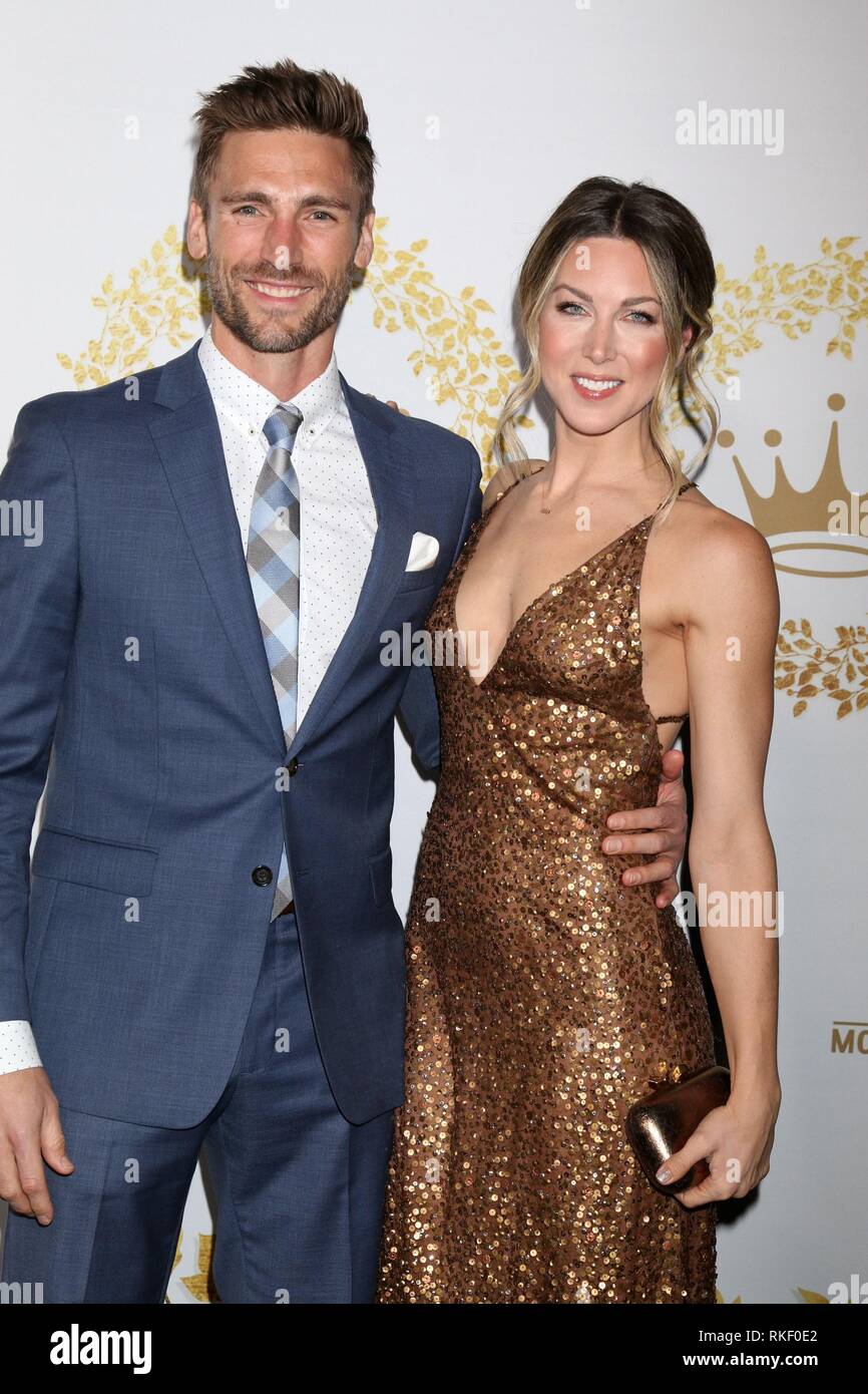 Andrew Walker, wife at arrivals for Hallmark Channel TCA 2019 Winter Party,  Tournament House, Pasadena, CA February 9, 2019. Photo By: Priscilla  Grant/Everett Collection Stock Photo - Alamy