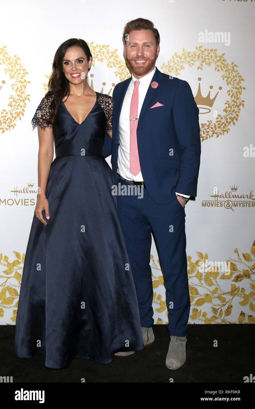 Erin Cahill, Paul Freeman at arrivals for Hallmark Channel TCA 2019 Winter Party - Part 2, Tournament House, Pasadena, CA February 9, 2019. Photo By: Priscilla Grant/Everett Collection Stock Photo