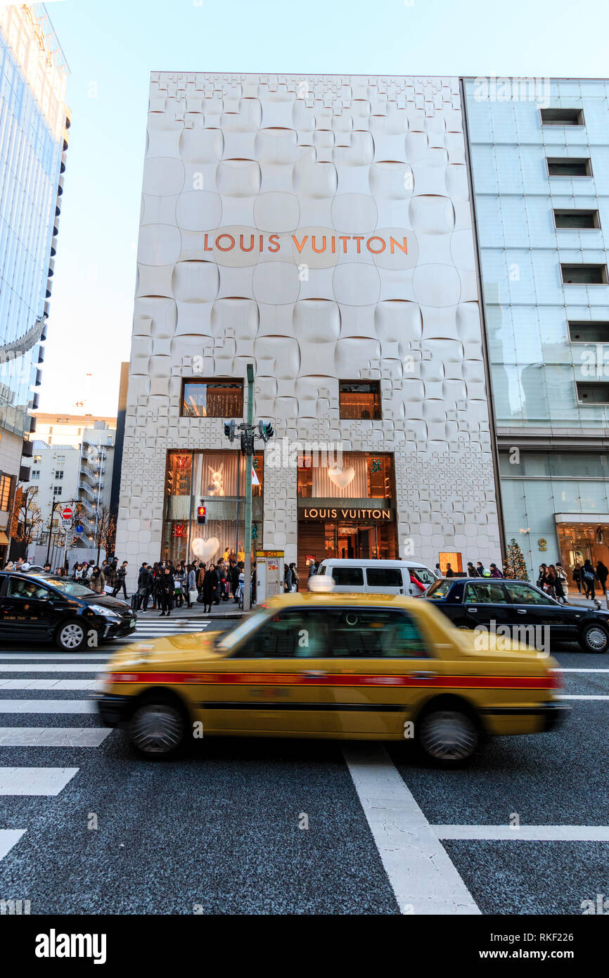 Japan, Honshu, Tokyo, Ginza, Louis Vuitton Store, 30076021 Stock