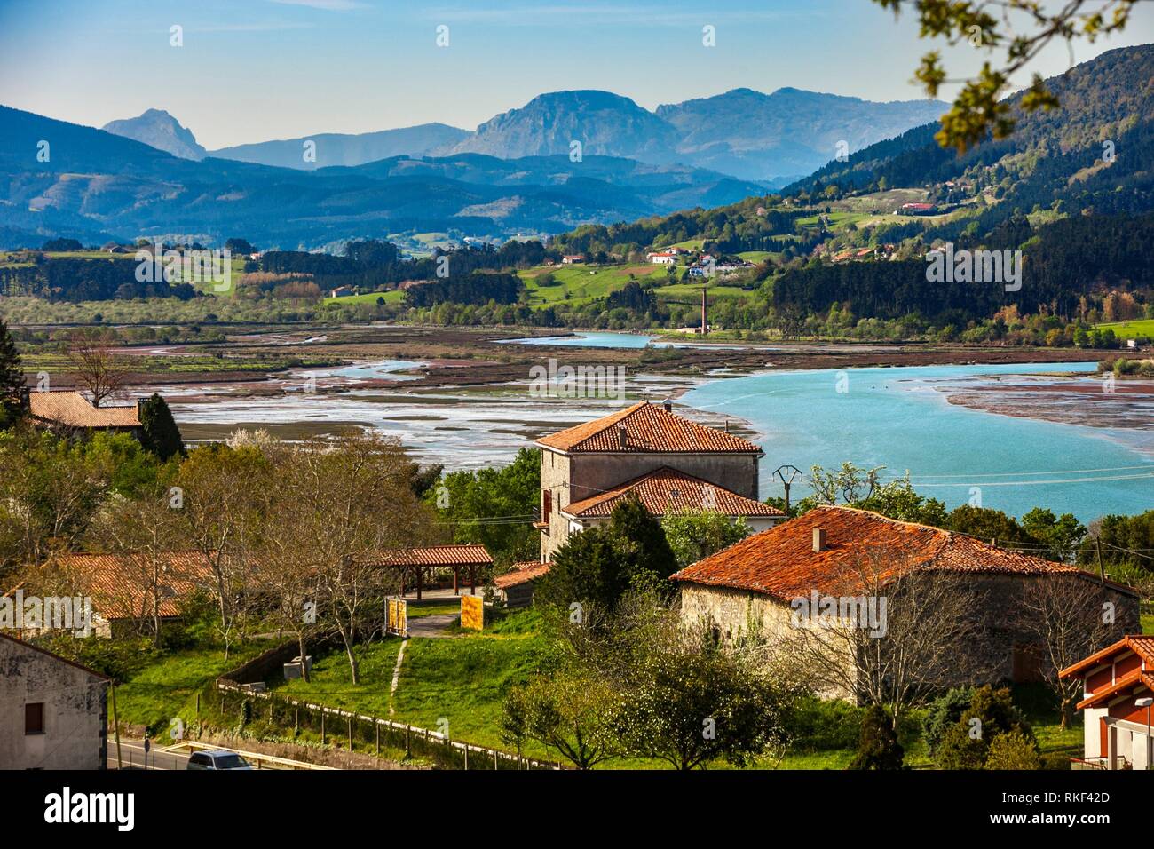 Kanala. Urdaibai Biosphere Reserve. Biscay, Basque Country, Spain. Stock Photo