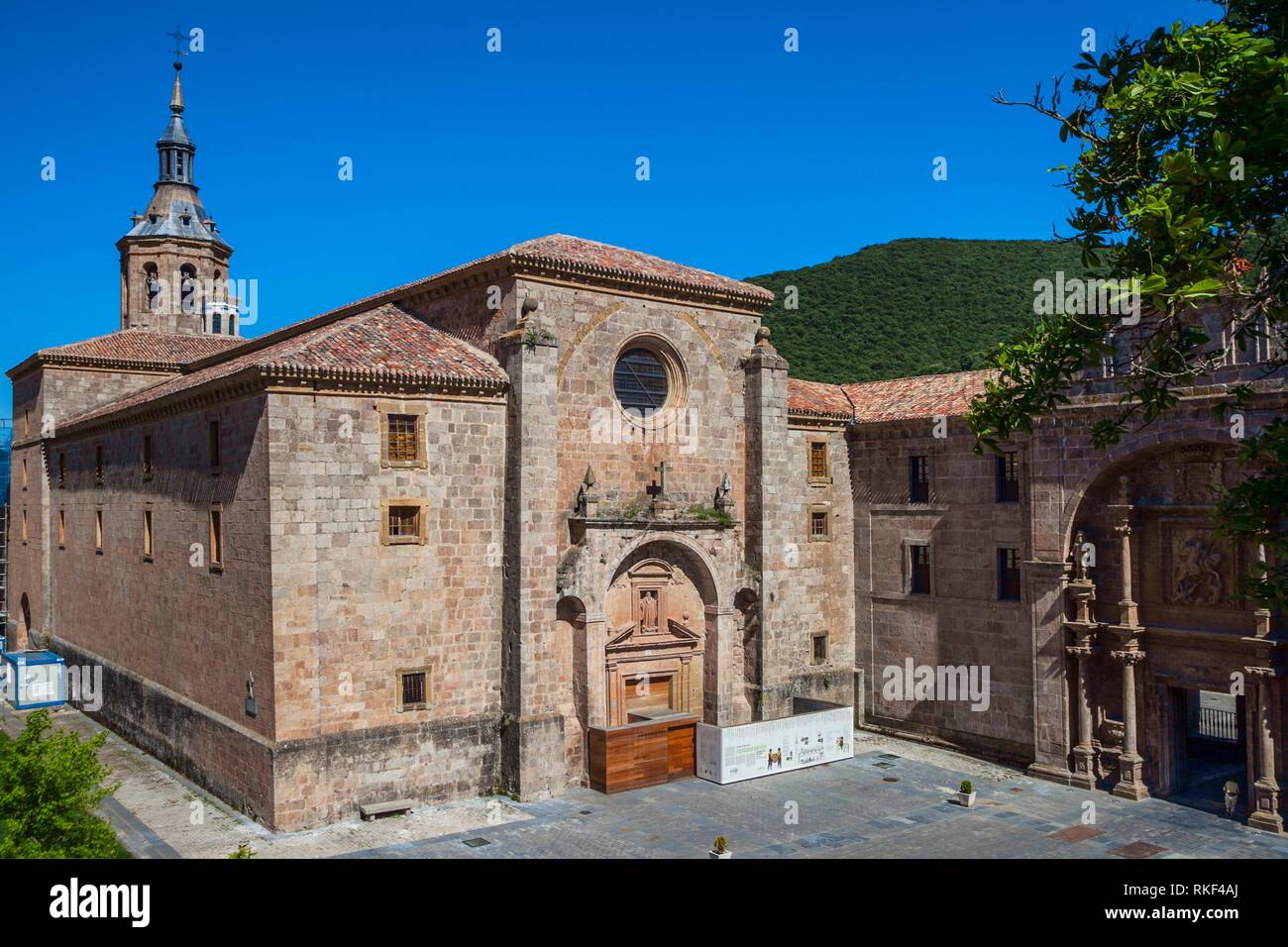 San Millan de la Cogolla.Yuso Monastery. La Rioja. Spain. Stock Photo