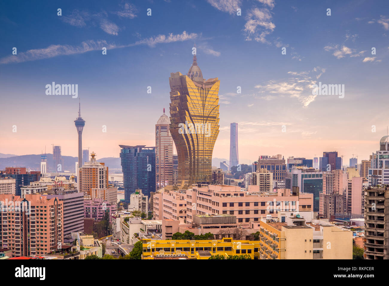 cityscape of macao (macau), china Stock Photo