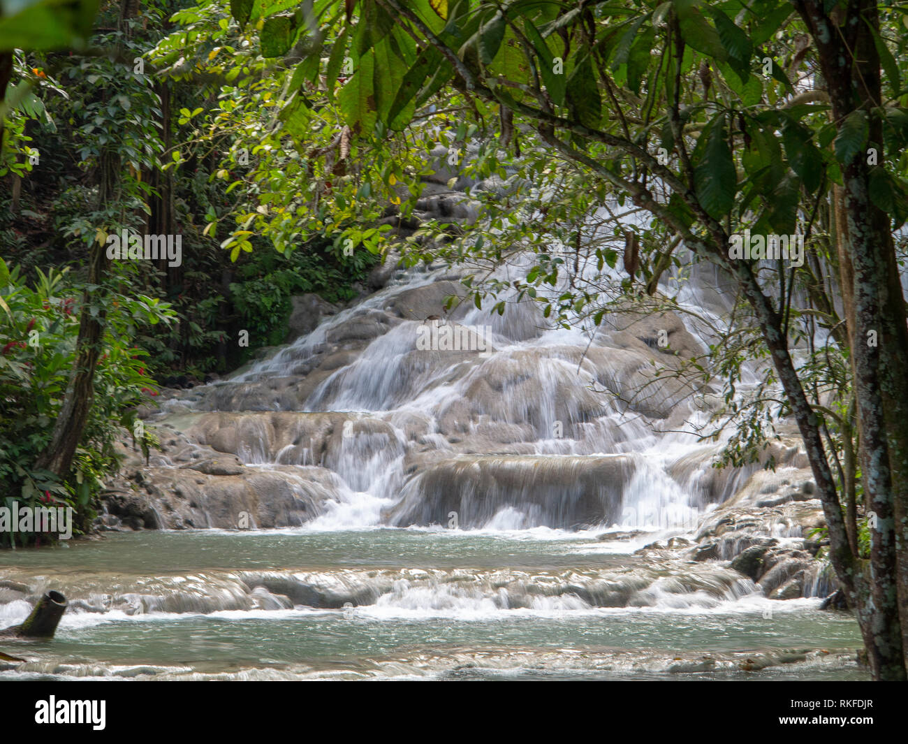 Dunns River Waterfall Stock Photo