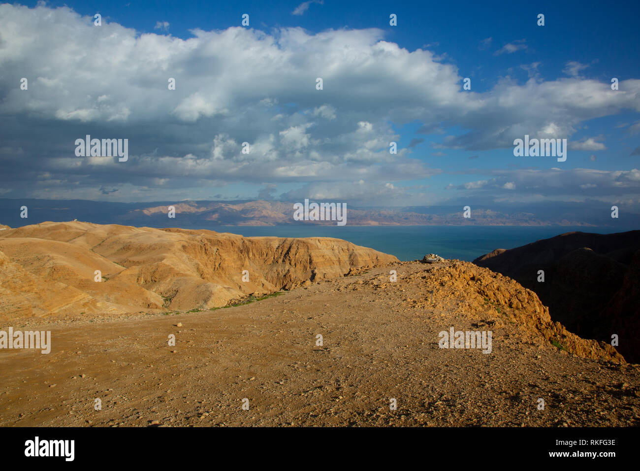 Judaean Desert & The Dead Sea Stock Photo