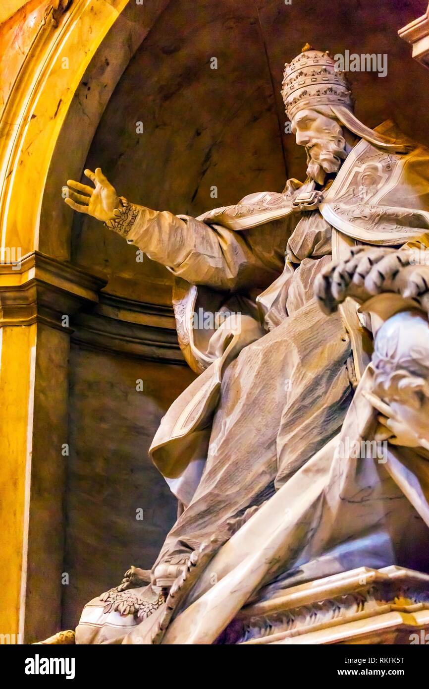 Detail Stone Statue Saint Stock Photos & Detail Stone Statue Saint