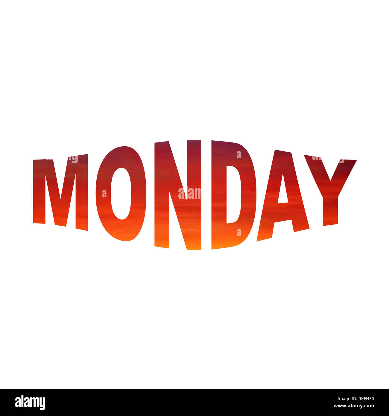 Name of a day of the week Stock Photo - Alamy