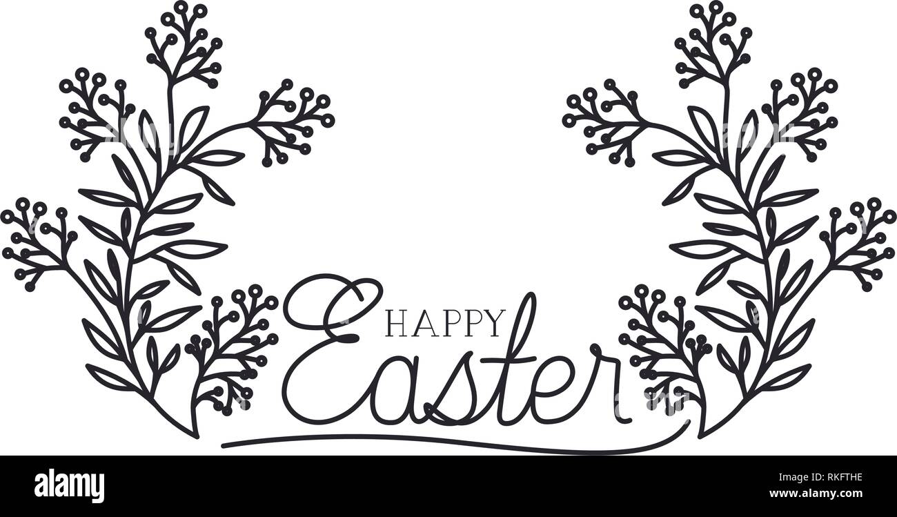 happy easter label isolated icon Stock Vector Image Art Alamy happy easter label isolated icon Stock Vector Image Art Alamy