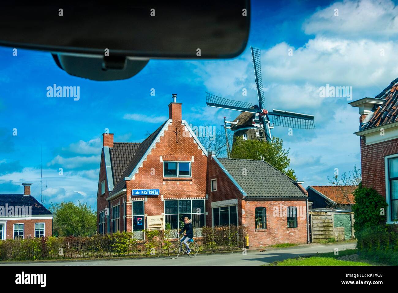 Netherlands, Groningen, at Krewerd. Stock Photo