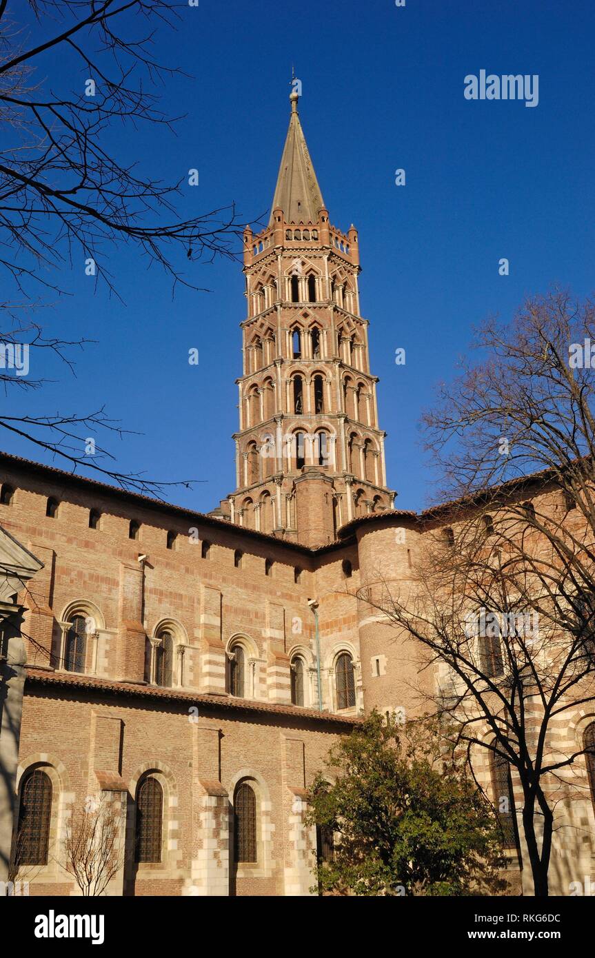 Basilica of Saint Sernin in Toulouse, France Stock Photo Alamy