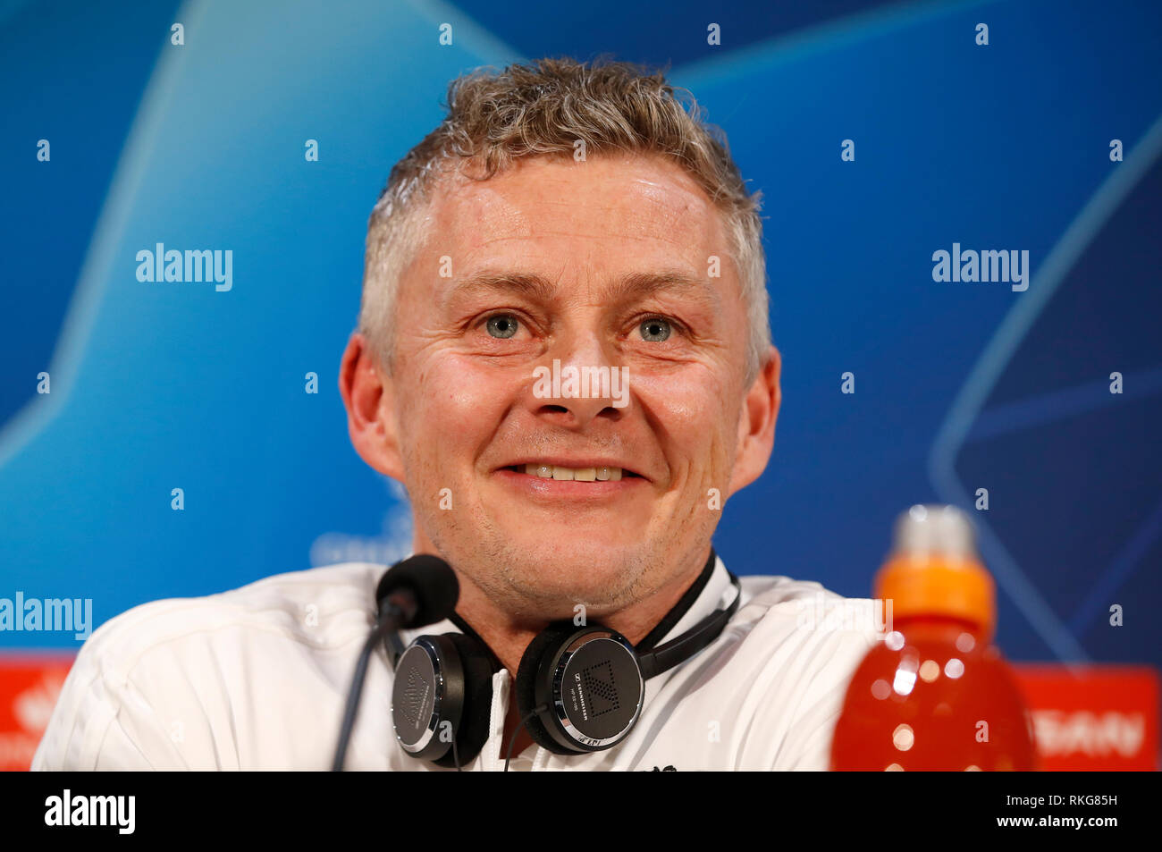 Manchester United Caretaker Manager Ole Gunnar Solskjaer During The Press Conference At Aon Training Complex Manchester Stock Photo Alamy