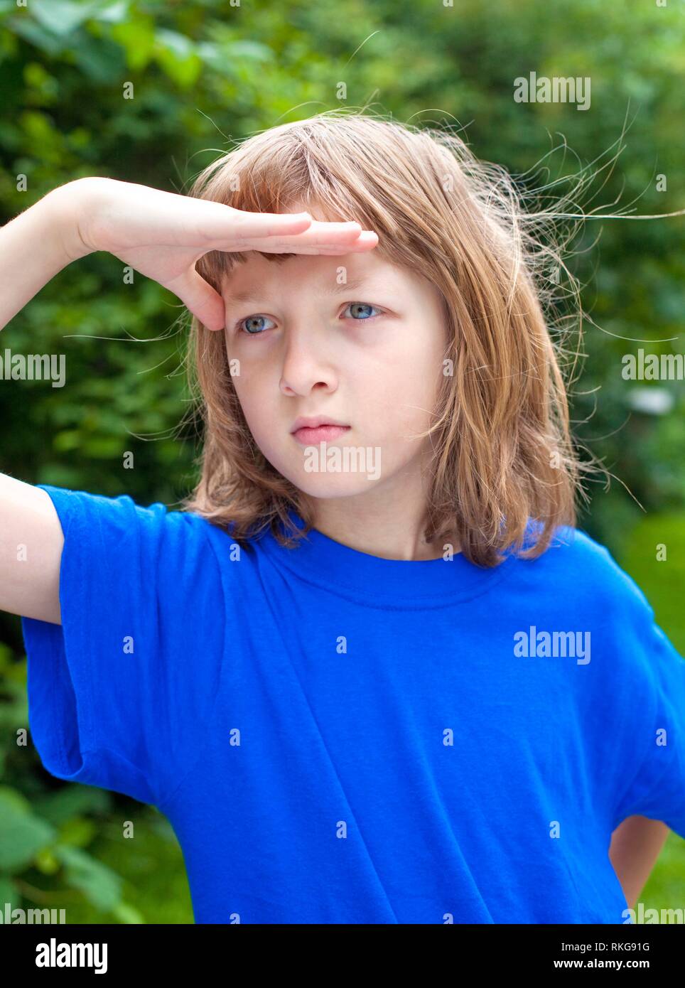 Boy Raising Arm High Resolution Stock Photography and Images Alamy