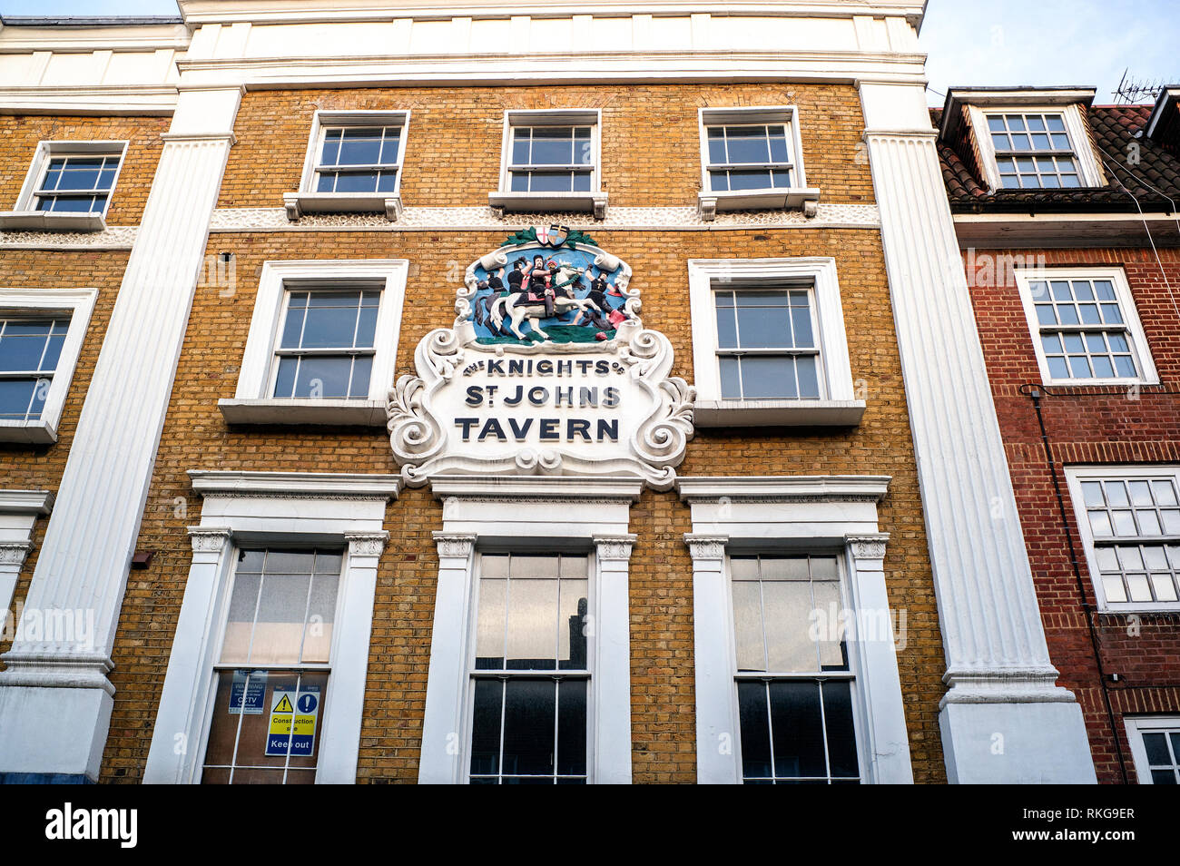 The Nights of St Johns Tavern, Queen’s Terrace, St Johns wood, London ,England Stock Photo