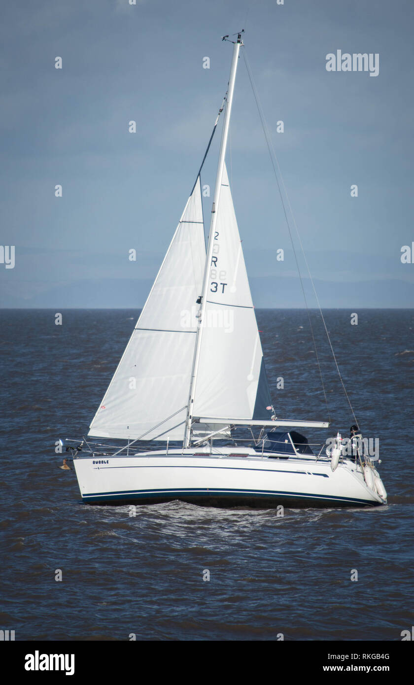 Sailing boats at Fleetwood, Lancashire UK Stock Photo Alamy