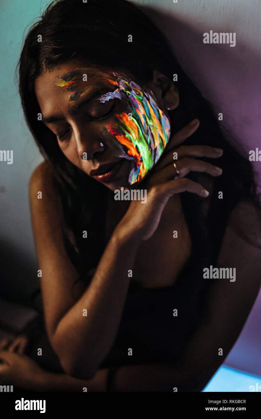 Human body paint hi-res stock photography and images - Alamy