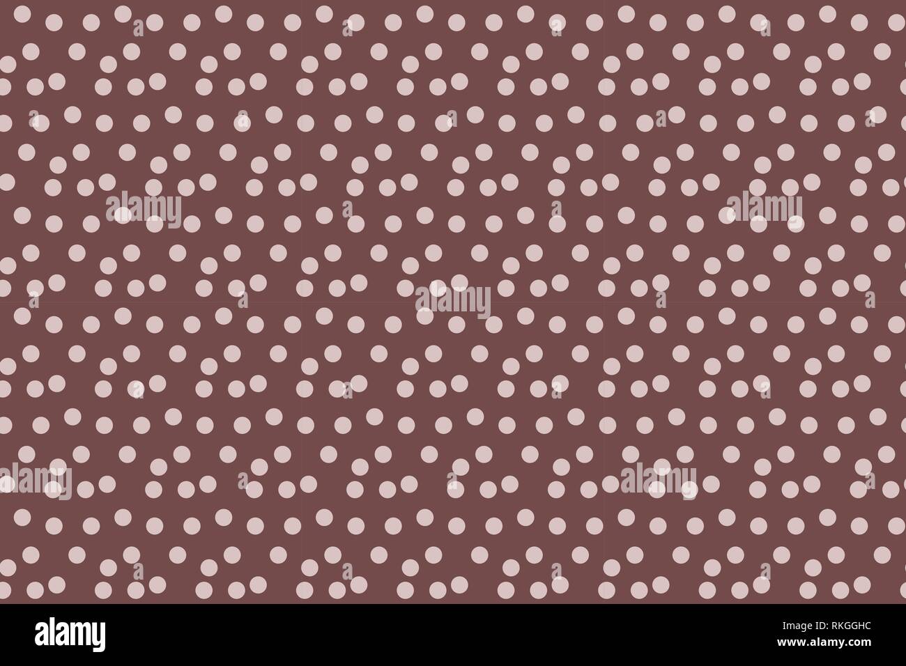 Coffee brown background random scattered circle dots seamless pattern ...