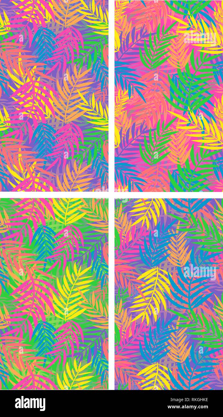 Seamless repeating palm leaf background Stock Vector Image & Art - Alamy
