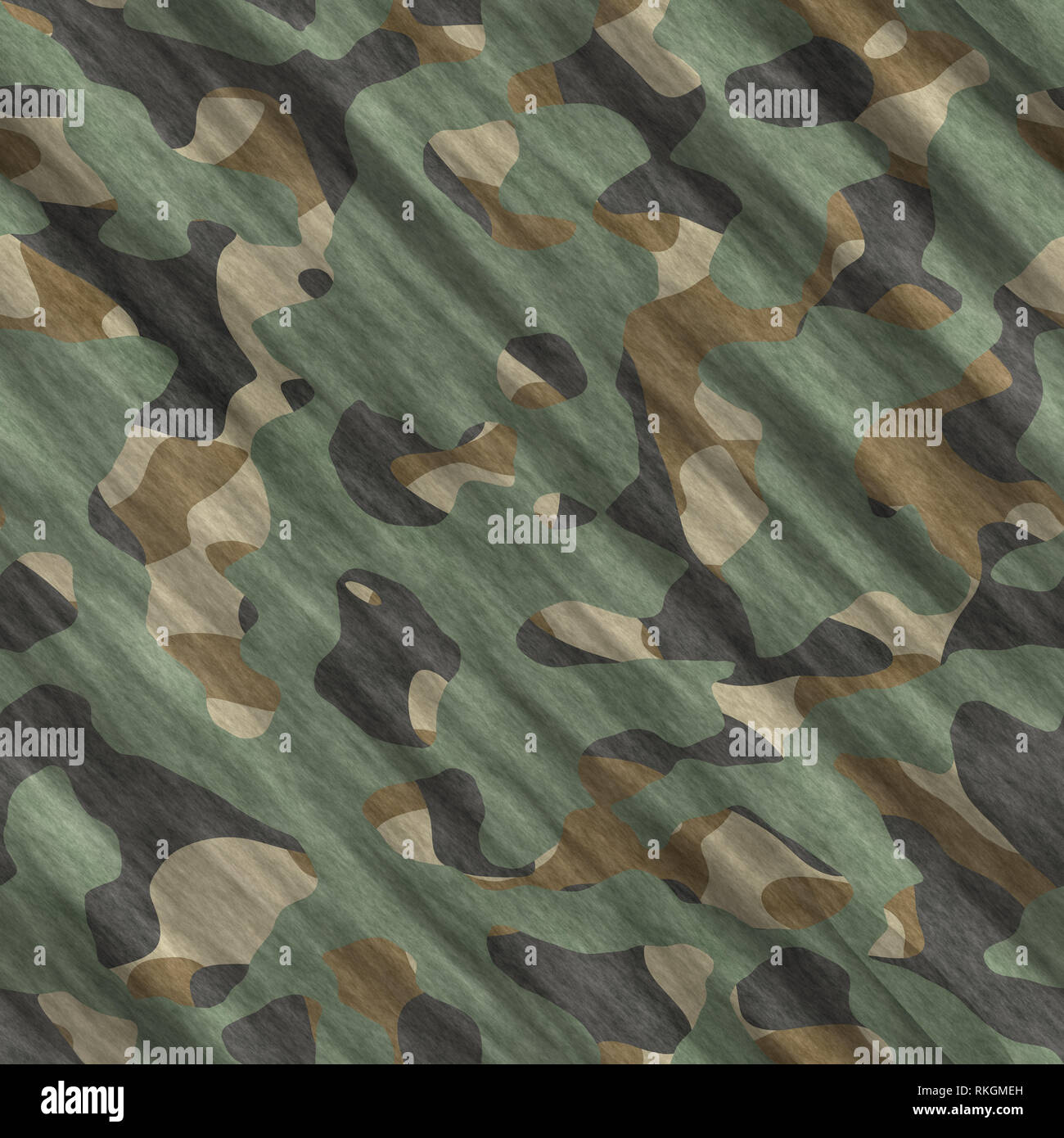 Camouflage seamless pattern.Military background.Army camo.Hunting, fishing. Print on fabric on paper. Stock Vector