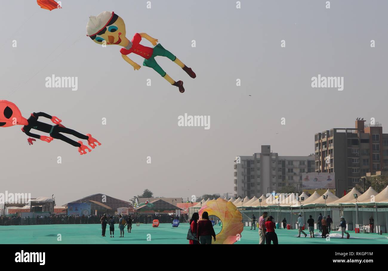 International Kite Festival2019, AhmedabadIndia Stock Photo Alamy