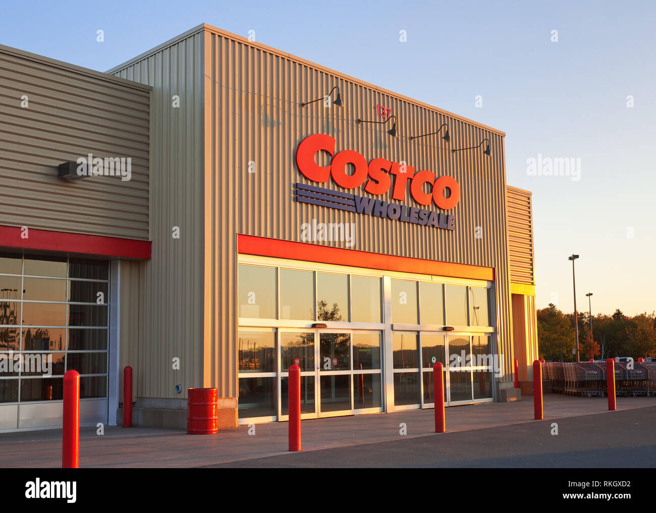 Dartmouth, Canada - September 28, 2014: Costco Store Outlet. Stock Photo