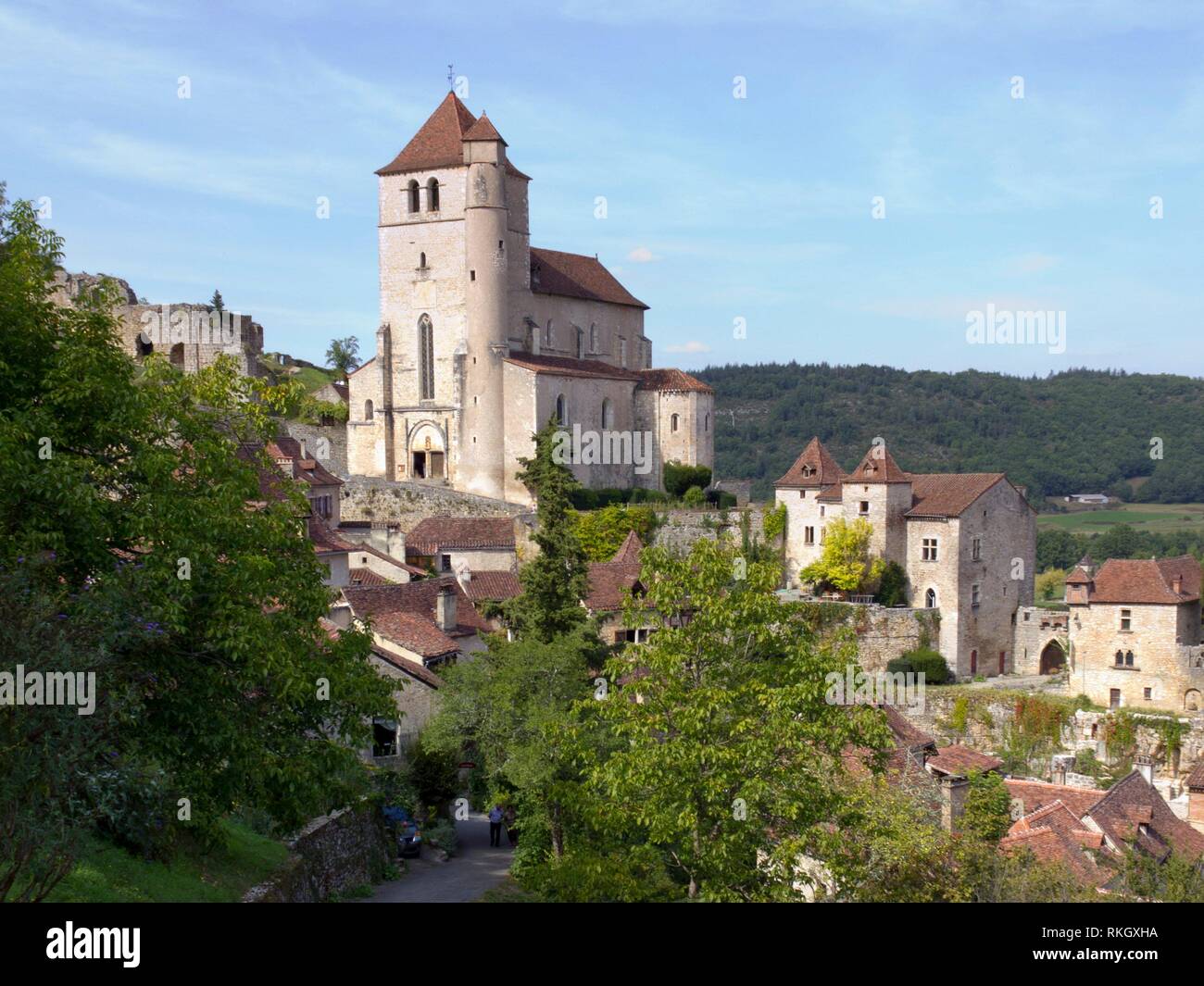 Europe, France, Midi Pyrenees, Lot, the historic clifftop village