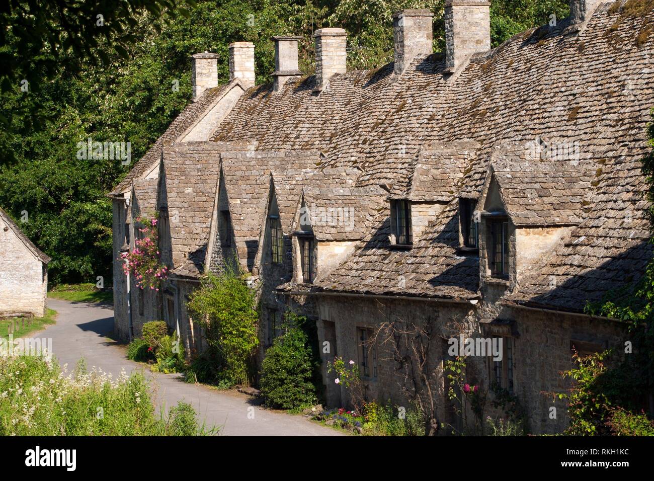 Arlington Row, former weavers cottages, Bibury, Cotswolds