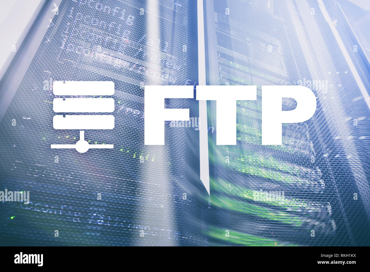 FTP - File transfer protocol. Internet and communication technology ...