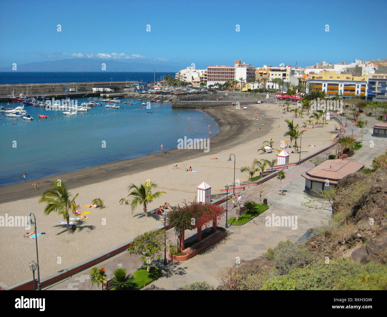 Playa San Juan Beach Tenerife Stock Photo Alamy