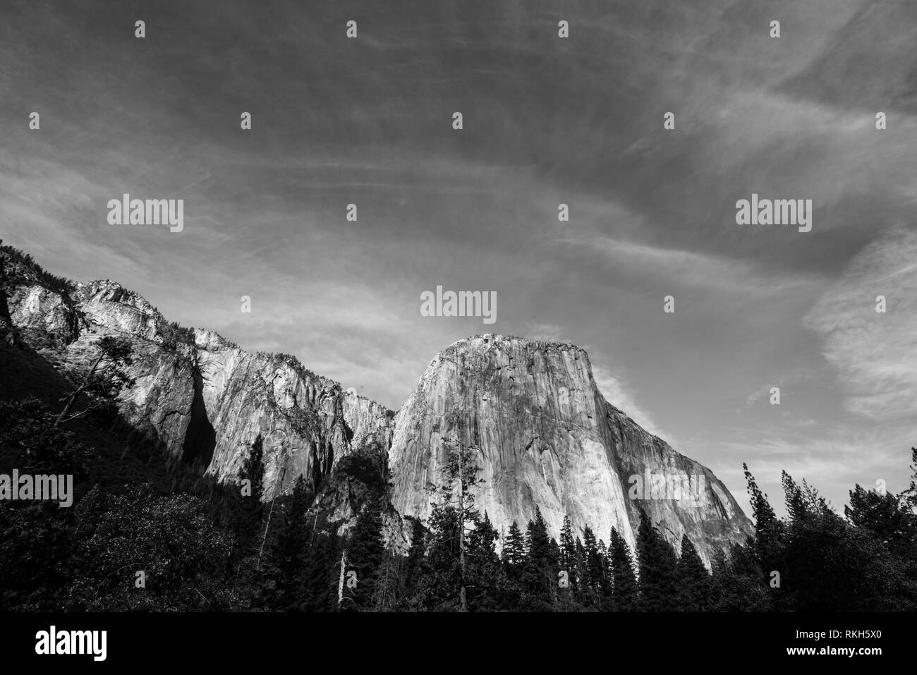 El Capitan. Yosemite National Park. Stock Photo