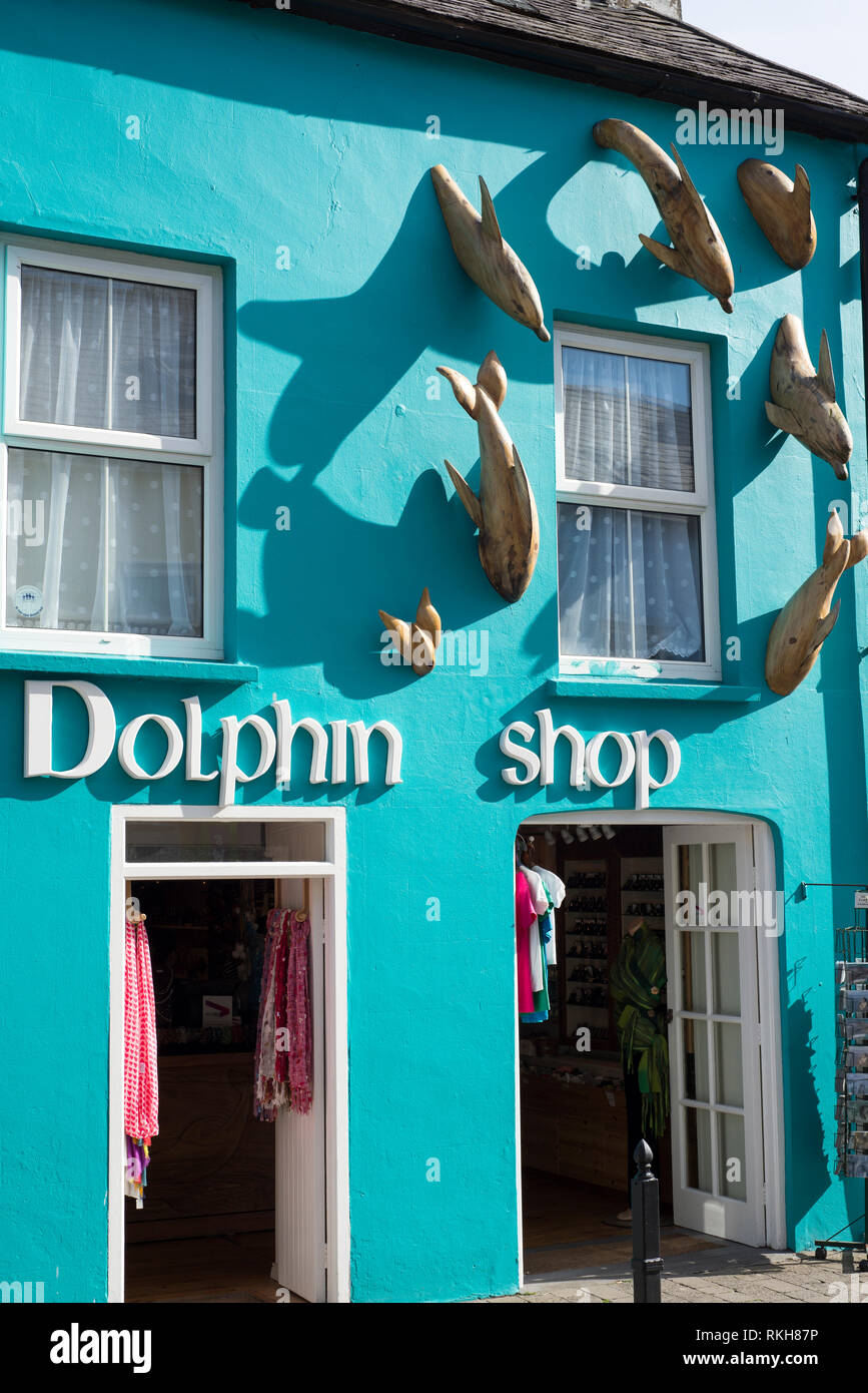 Magnete Frigorifero 3D Resina - Dingle Island Irlanda Con Delfino - Souvenir Viaggio Fatto A Mano