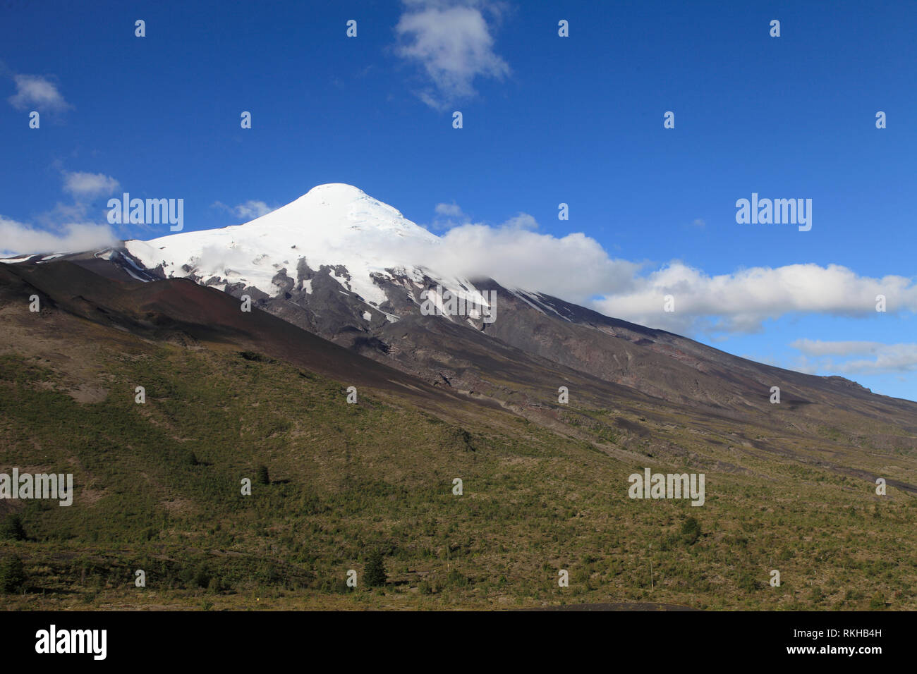 Chile, Lake District, Osorno Volcano Stock Photo Alamy