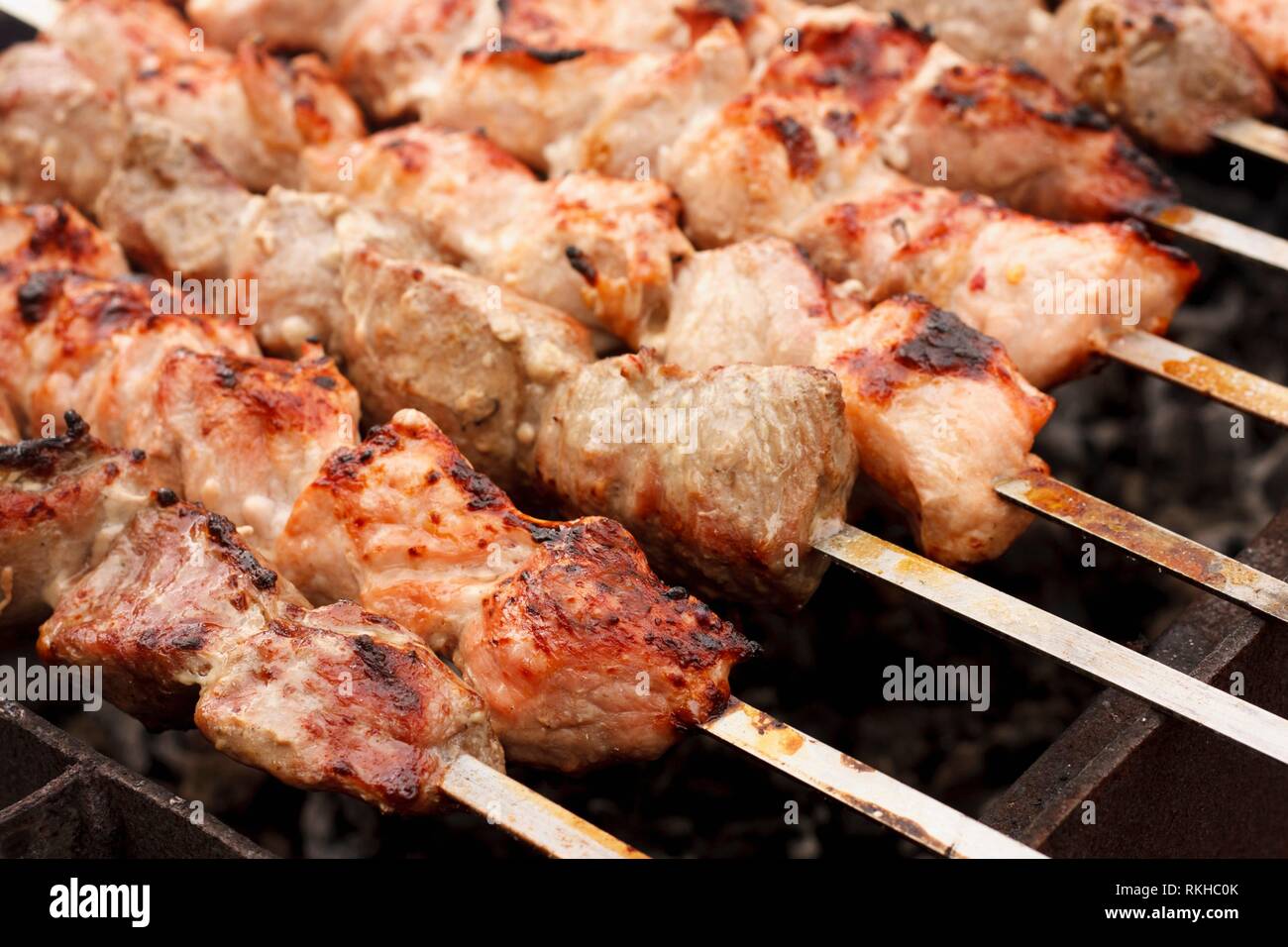 Russian Shashlik High Resolution Stock Photography And Images