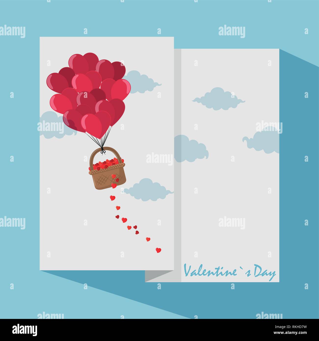 Happy valentines day card Stock Vector Image & Art - Alamy