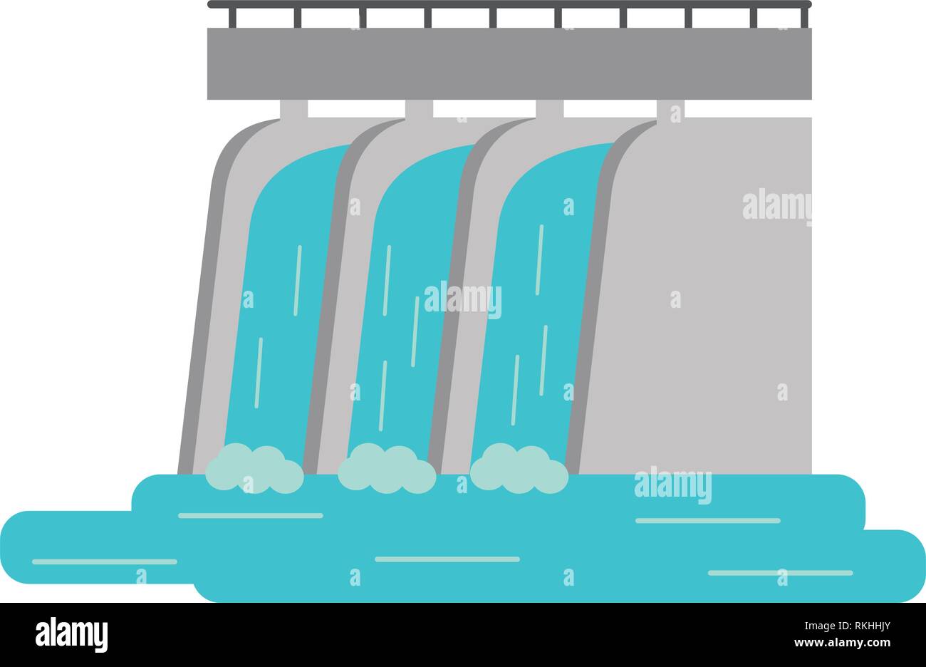 Hydroelectric green energy Stock Vector Image & Art - Alamy
