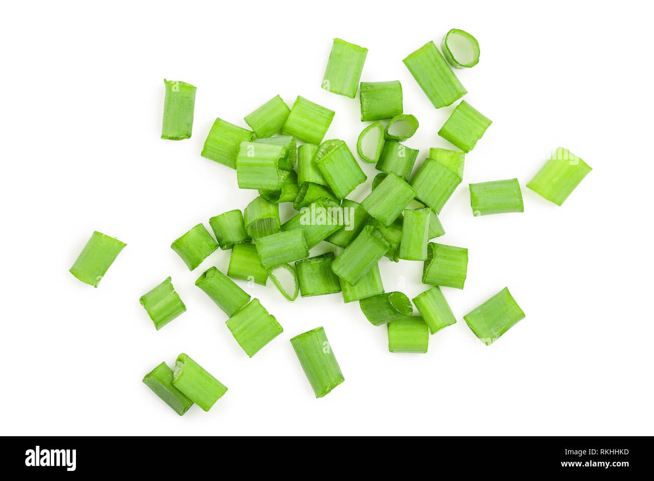 Sliced scallion spring onion green hi-res stock photography and images ...