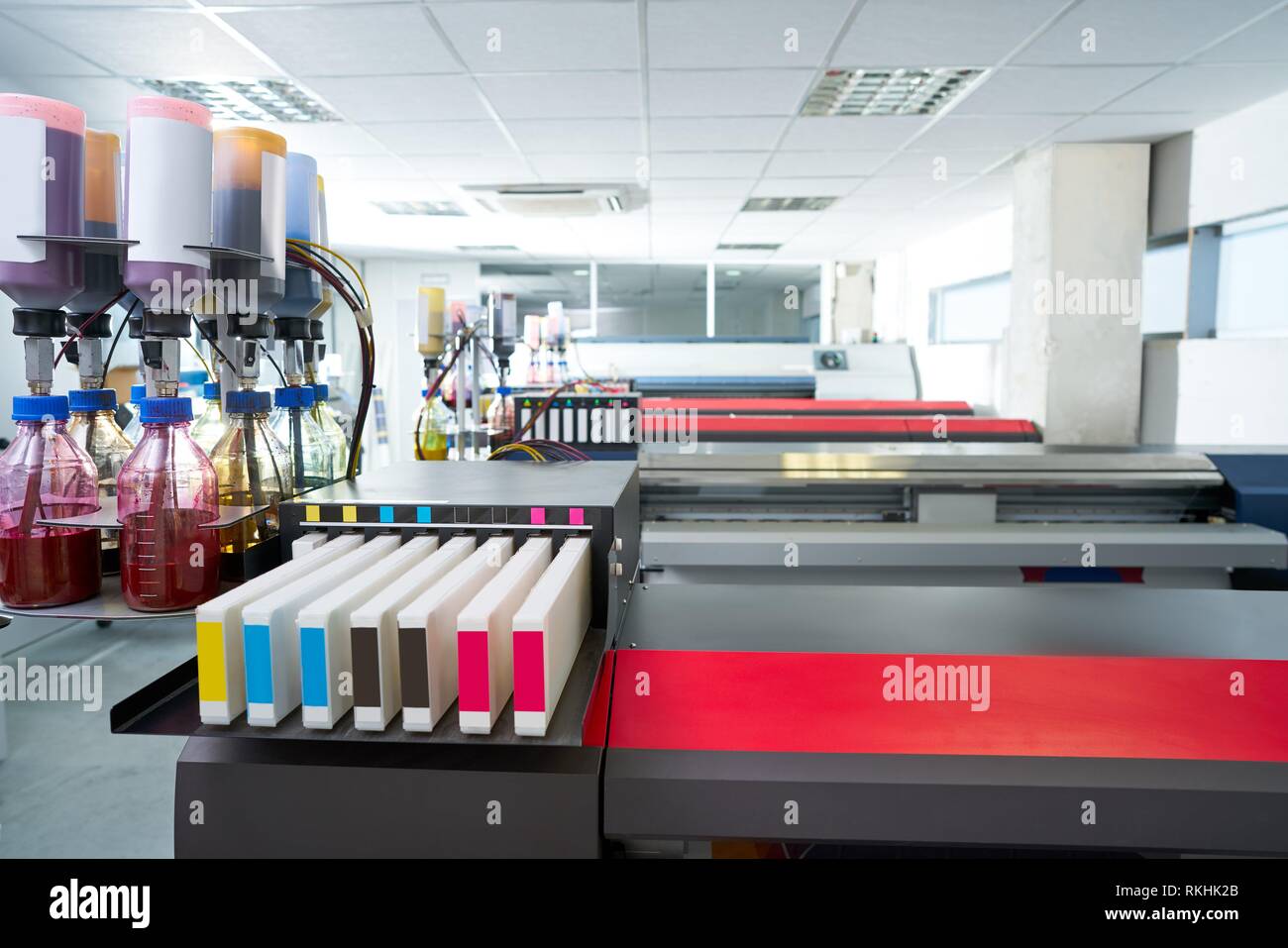 Textile Printing Machine High Resolution Stock Photography and Images