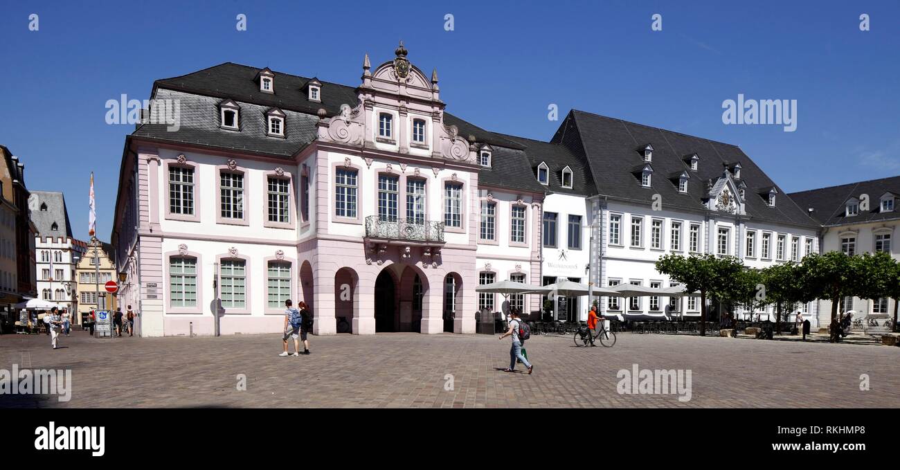 Historic palace Walderdorff, Trier, Rhineland-Palatinate, Germany Stock Photo